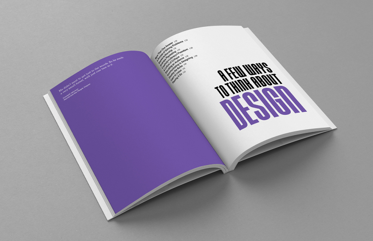 an extract of the DESIGN section of the book